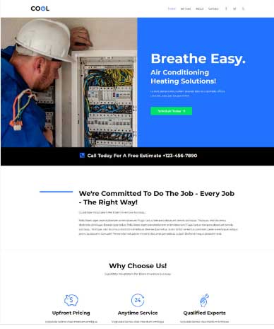 Get website for A/C Technician