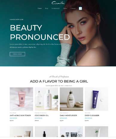 Get website for Cosmetics Store