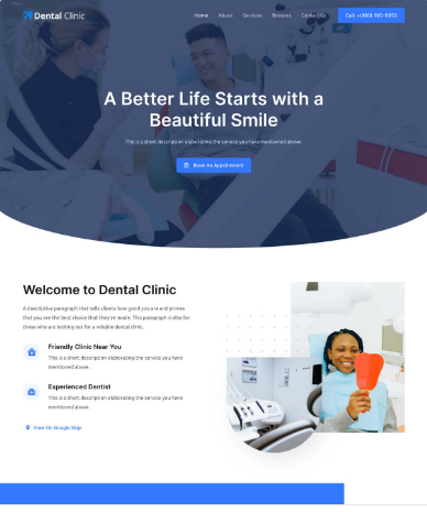Get website for Dental Clinic