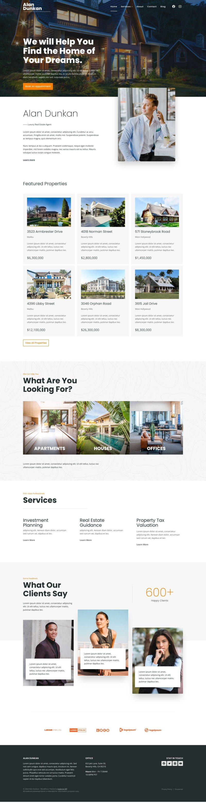 Get website for Real Estate