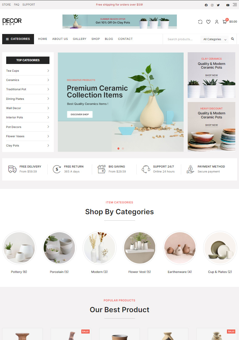 Get website for Bosa Decor Shop