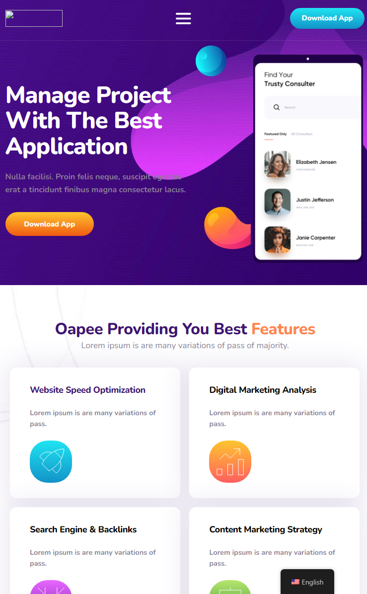 Get website for Oapee