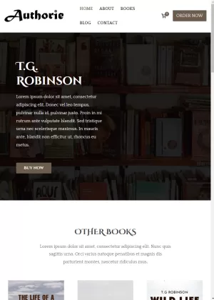 Get website for Book Author