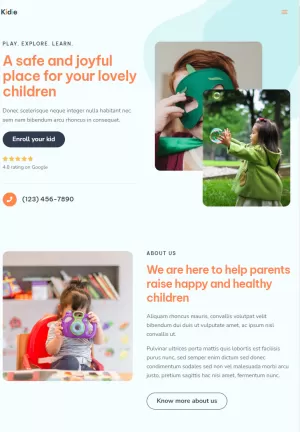 Get website for Day Care Services