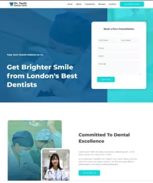 Get website for Dentist Clinic