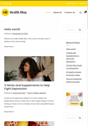 Get website for Health Blog