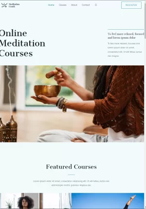 Get website for Meditation Courses
