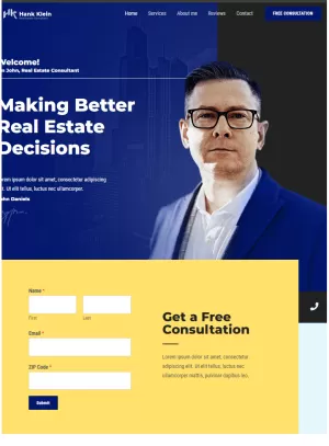 Get website for Real Estate Consultant