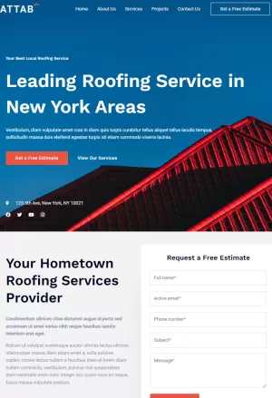 Get website for Roofing Services