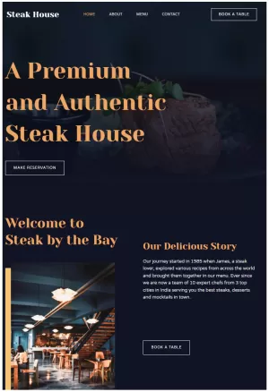 Get website for Steak House