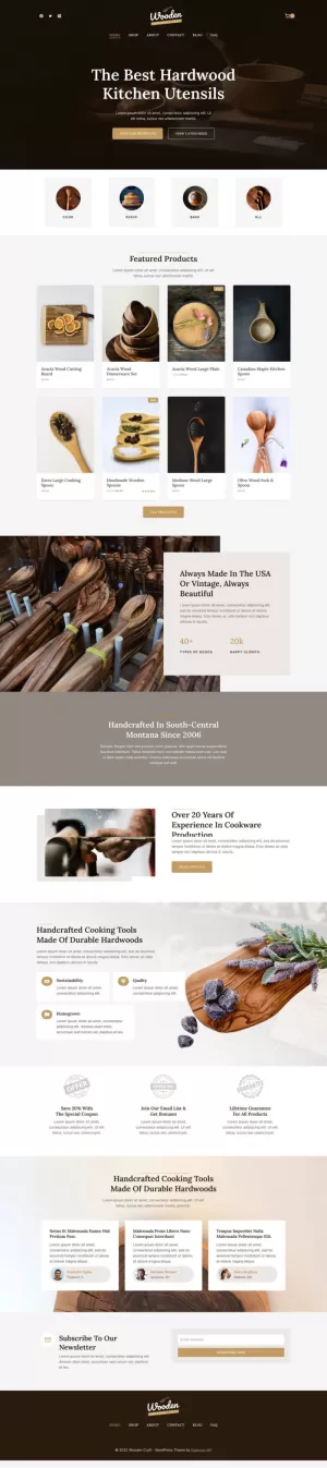 Get website for Wooden Craft