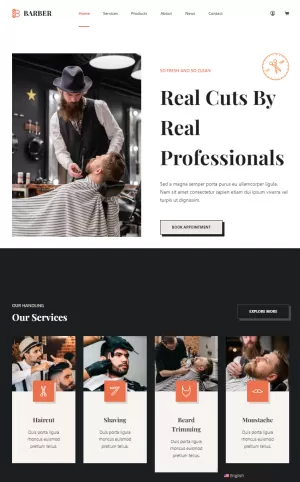 Get website for Barber Shop
