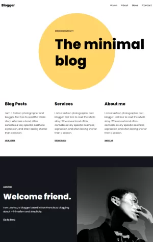 Get website for Blogger