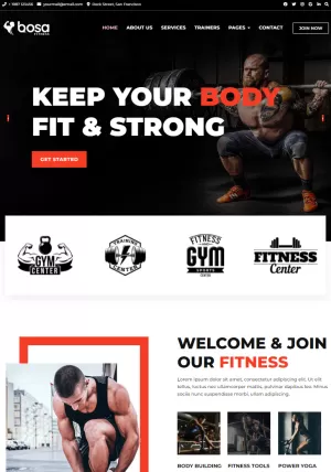 Get website for Bosa Fitness