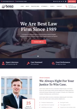 Get website for Bosa Lawyer