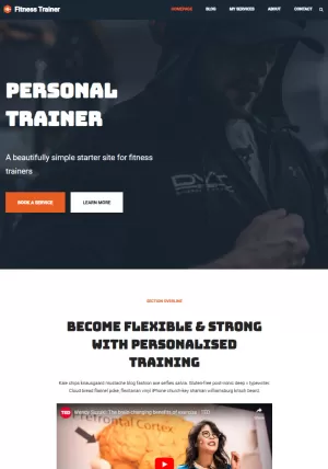 Get website for Fitness Trainer
