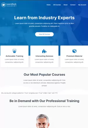 Get website for LearnDash Academy
