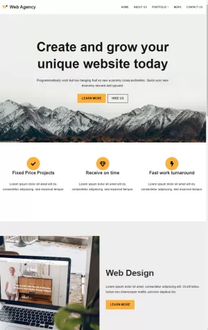 Get website for Web Agency