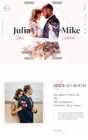 Get website for Wedding